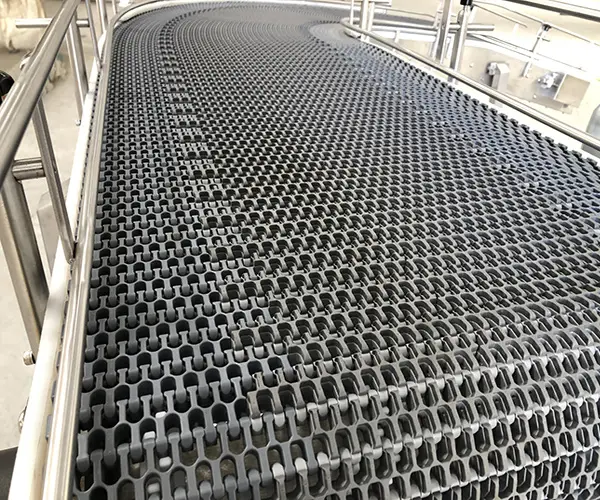 helical turning modular belt conveyors