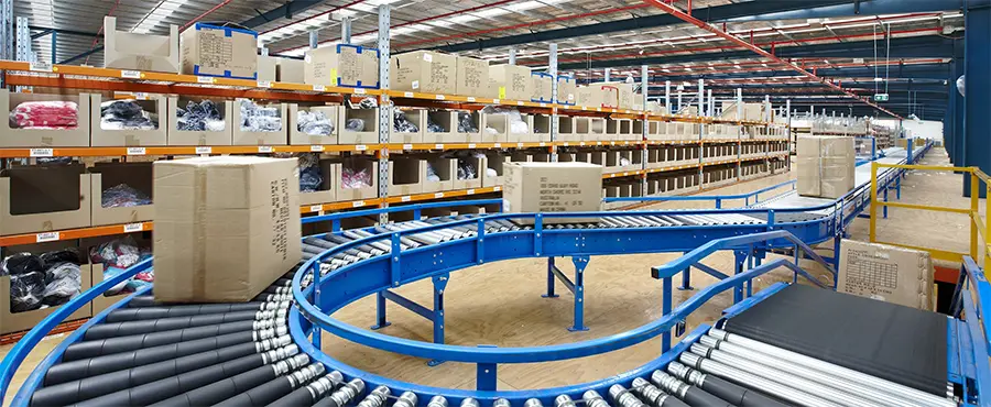 conveyor belt for warehouse packaging industry