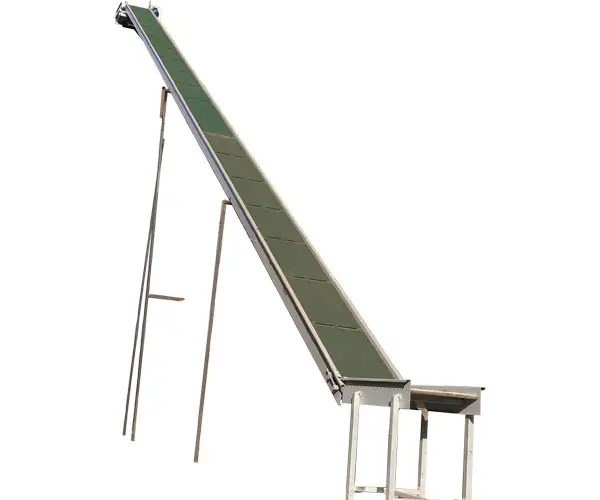incline rooftop belt conveyor