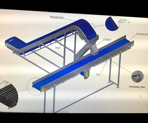 Manufacturer|Exporter| Namkeen Flow Diverter Conveyor System