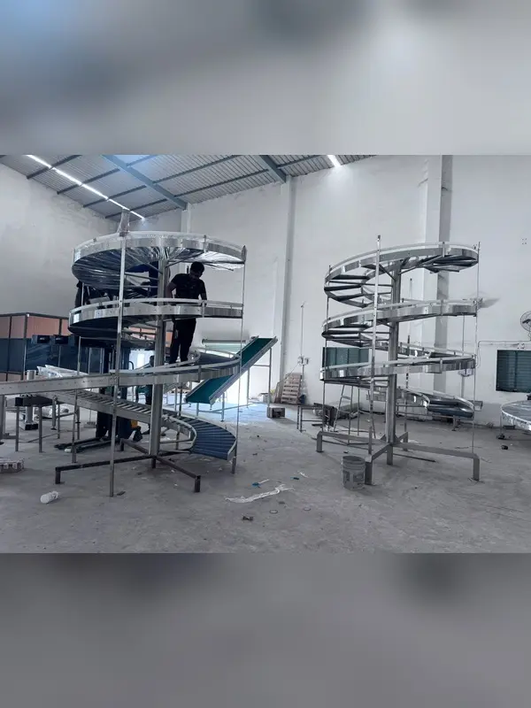manufacturing and supplying spiral belt conveyor systems